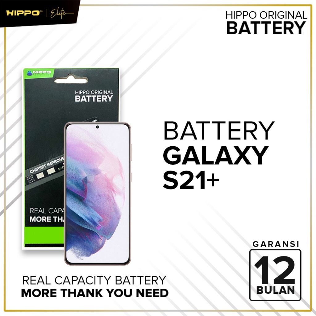 Hippo Baterai Samsung S21 Plus | S21+ 4800mAh Original Batere Premium Batu Batre Batrai Handphone Garansi Resmi