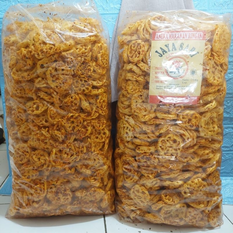 

1 Bal 1,5Kg Krupuk Viral Mawar Bantat Extra Pedas