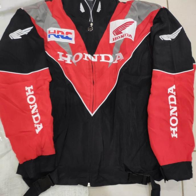 Jaket Logo Honda Hrc Nuansa Balap Racing Original