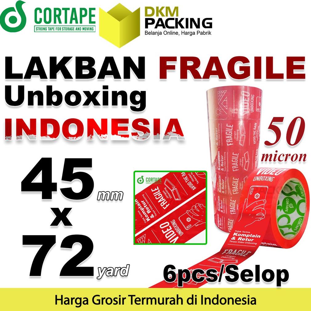 

Grosir Lakban Fragile Unboxing Indonesia 45Mm Jangan Dibanting Handle With Care Make Your Video Selop