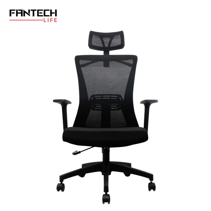 Fantech OCA258 / OC-A258 Kursi Kantor Office Chair - OCA-258, Hitam