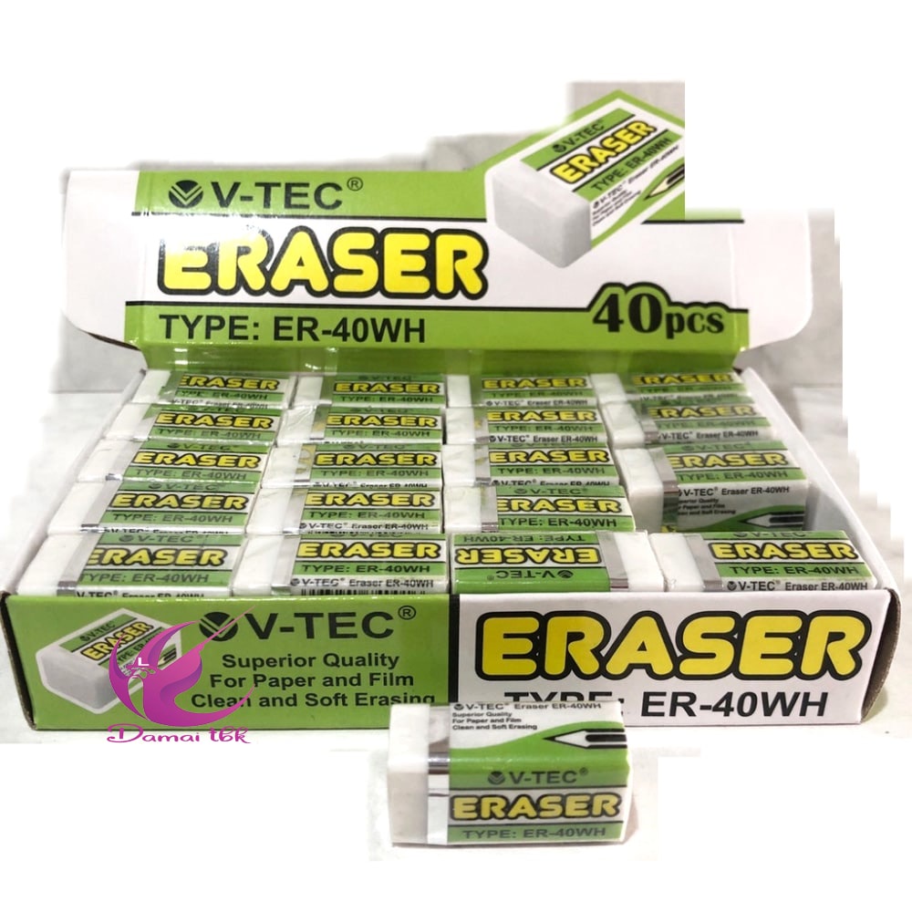 

Penghapus Eraser Putih Kecil ER-40WH penghapus pensil