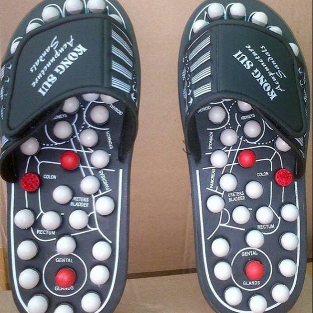 ' sandal kesehatan refleksi kaki /sandal terapi/sandal akupuntur