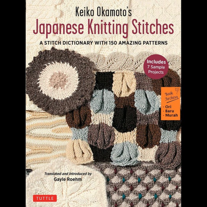 FLASH SALE KEIKO OKAMOTO'S JAPANESE KNITTING STITCHES KEIKO OKAMOTO TERBARU