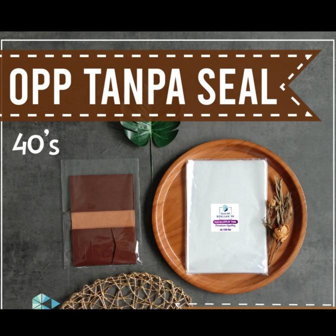 best seller] Plastik Opp Kaca Double Seal 14,4x25 Plastik Opp tanpa Lem 40s Micron