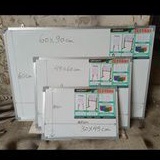 

Papan Tulis Magnet Whiteboard Gantung Single Face Zettaki 90X120Cm