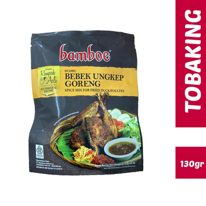 

Open DS] Bamboe Bebek Ungkep Goreng 130 gr Bamboe Premium Bumbu Masak Instan