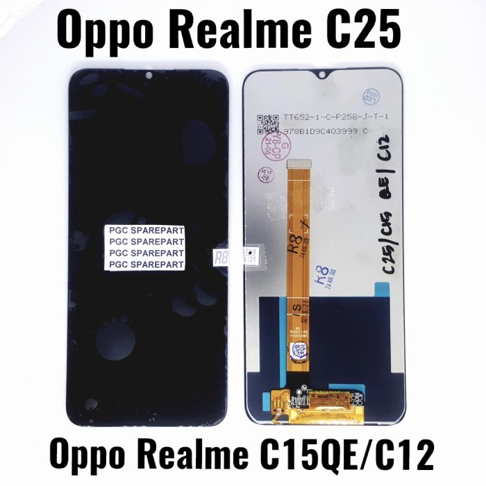 Bestseller Original Oem Lcd Touchscreen Fullset Realme C25 -C15 Qualcomm Edition