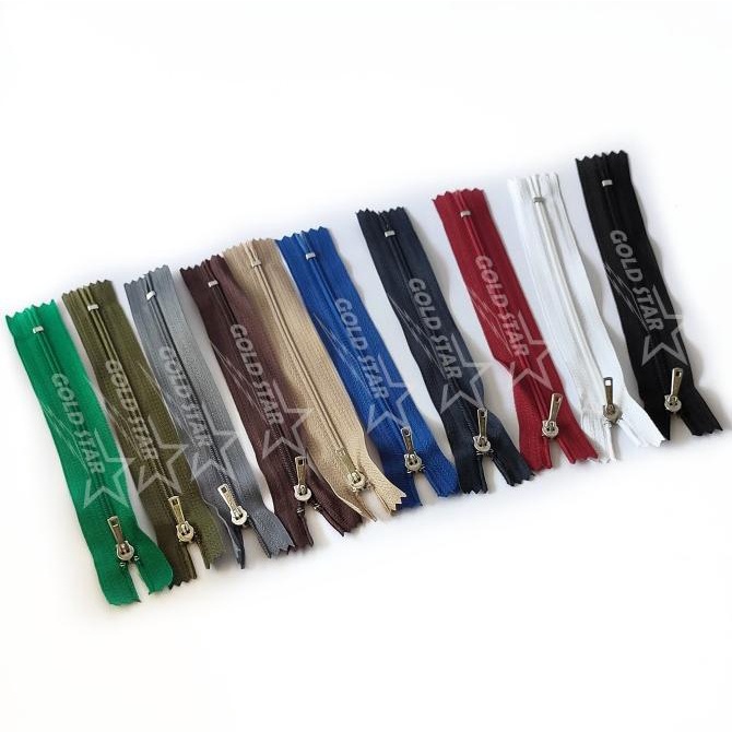 Termantab] Ritsleting Celana 7 inch Resleting Seragam 17,5cm Zipper Rok YEE Nylon