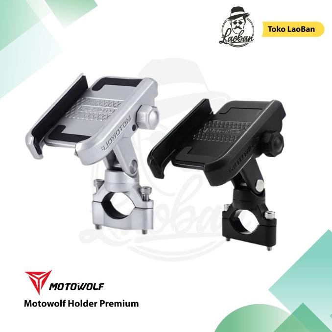 Phone Holder MOTOWOLF Original - Holder HP MOTOWOLF Sepeda Motor