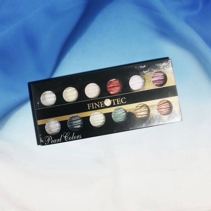 

Bestseller Finetec Calligraphy Palette / Ink / Tinta In 12 Pearl Colors