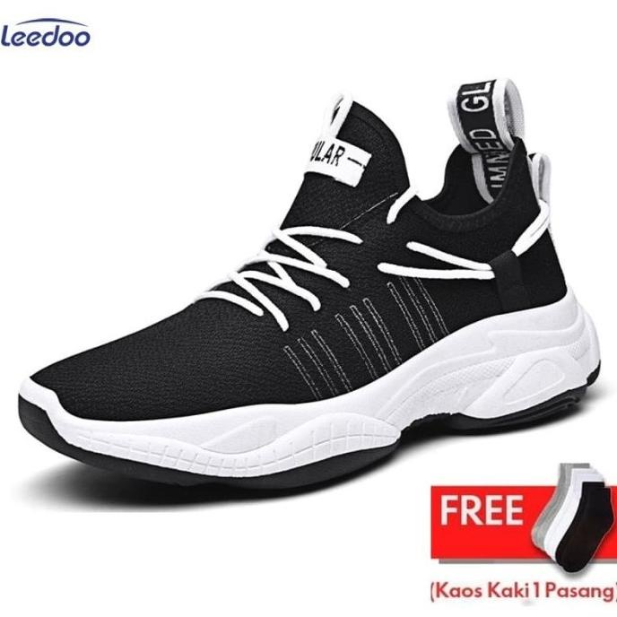 Leedoo Sepatu Olahraga Fashion Sneakers Pria MR213
