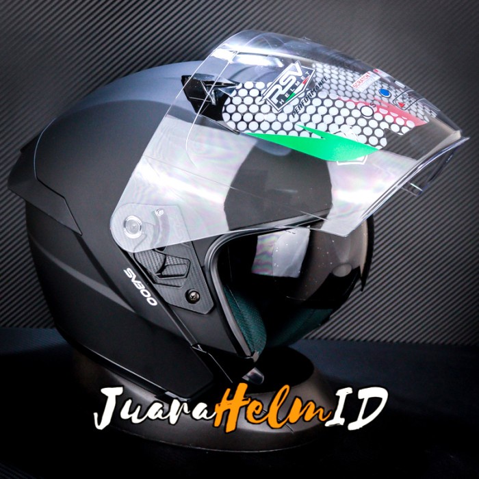Rsv Helm Sv300 Solid / Black Doff / Sv300 Double Visor