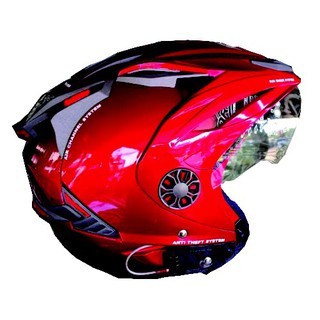 Helm Retro Half Face Sni Orca Spider Double Visor(Anti Maling) Terbaru