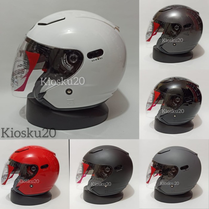HELM KYT DJ MAXI SOLID/POLOS ORIGINAL