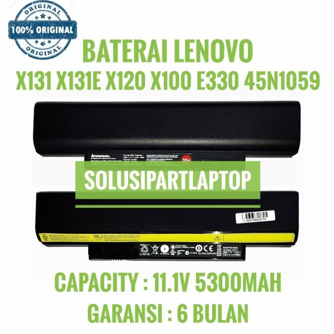 Baterai Lenovo X131 X131E E330 45N1059 Ori