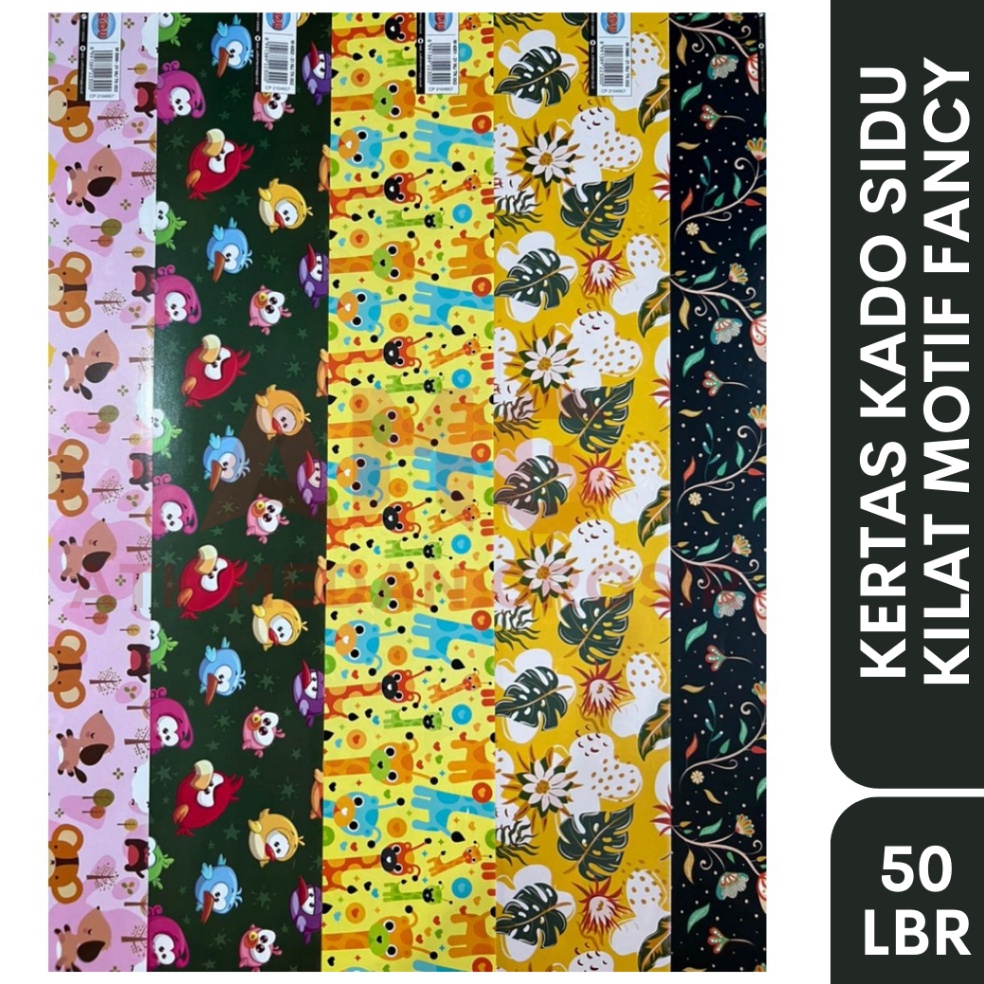 

KERTAS KADO KILAT ISI 50 LEMBAR MERK KIKY DAN SIDU hmhow