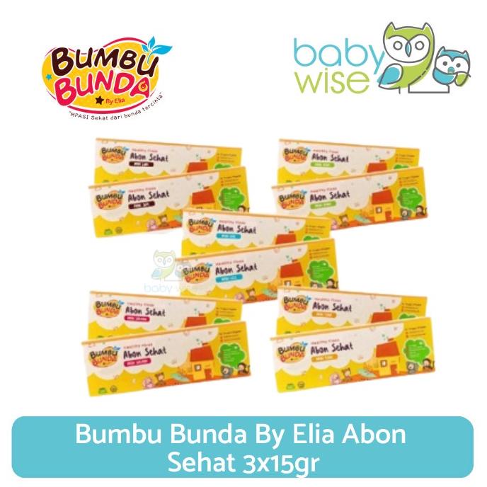 

Terlaris Bumbu Bunda By Elia Abon Sehat 3X15Gr Non Msg & Pengawet - Mpasi Anak