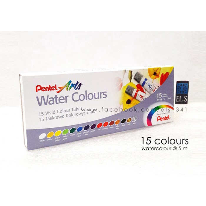 

Pentel Water Color 15 Warna ( Cat Air )