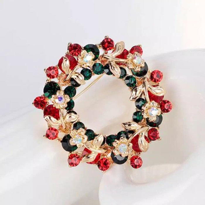 BROS NATAL CHRISTMAS ROUND WREATH PREMIUM C020