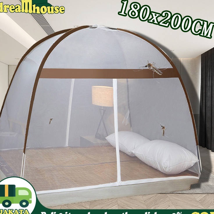 Stock Banyak Kelambu Tidur Lipat 150x200, 180x200, 220x200 Kelambu Tenda KELAMBU LIPAT KELAMBU TENDA