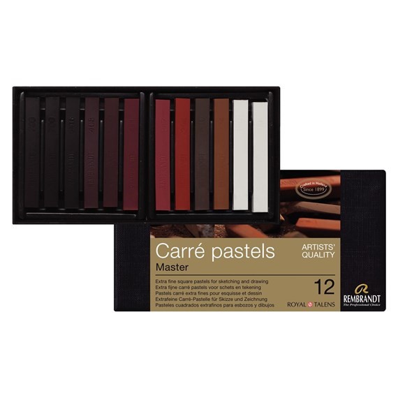 

Rembrandt Carre Pastel Set Master - 12 Colour Bestseller Paint