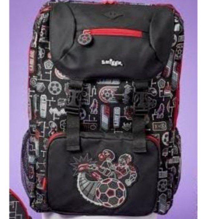 ✿KOP✿ Foldover Smiggle Rad Robot/ Ori/ Tas Ransel Anak Laki/Gift DISKON