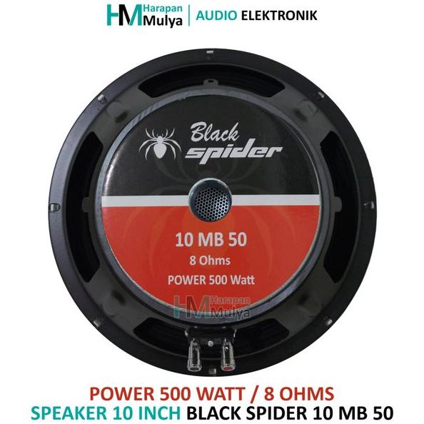 Speaker 10 Inch Black Spider 10 Mb 50