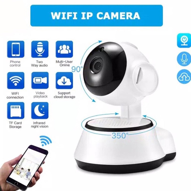 TERBAIK IP Camera Wifi CCTV V380 HD960P Q3S Wireless IP Kamera APP Control