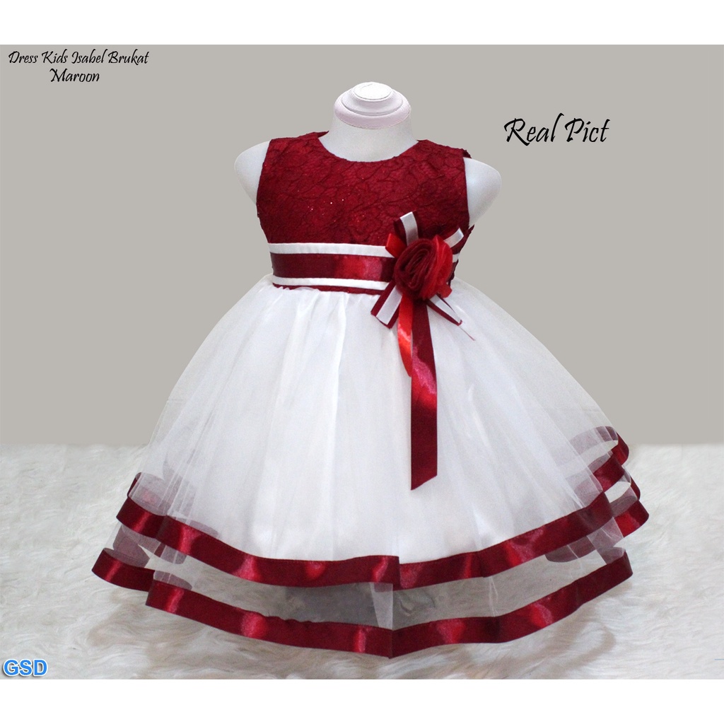 Dress Anak Perempuan 3 4 Tahun 2 5 6 Cewek Umur 9 12 Thn 1 7 8  Rok Mini Cwe Tk Usia 1Tahun Lucu Set