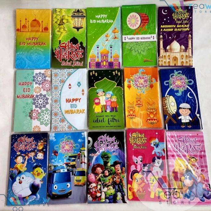 

><><><] 10pcs Amplop Angpao Idul Fitri Lebaran Kartun Disney Dewasa Panjang