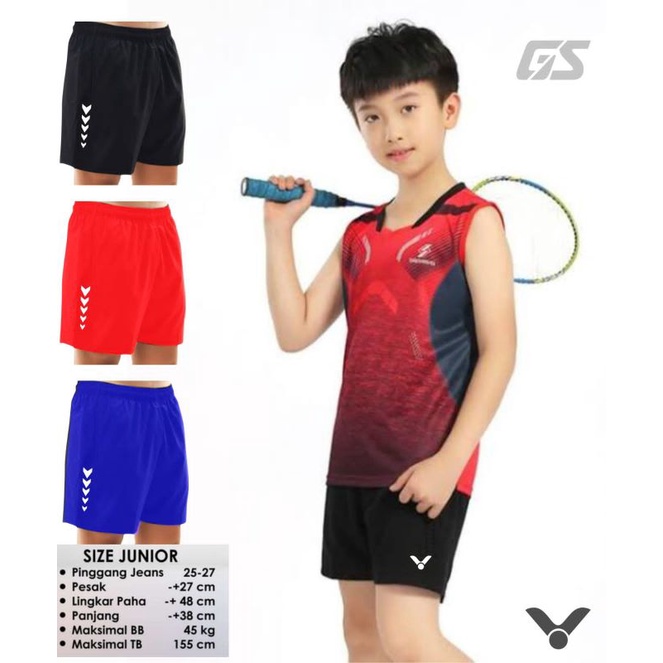 Celana pendek olahraga badminton junior celana bawahan anak terbaru