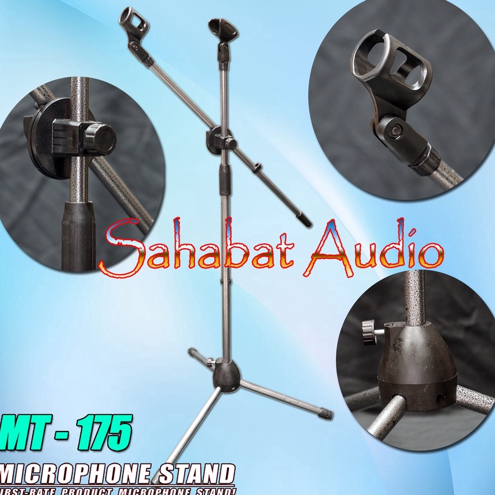 ★★★ Zuk Stand Mic Tinggi MT 175 / Microphone Stand MT-175 / Stand Mic Lantai / Stand Mic Karaoke ✾ (