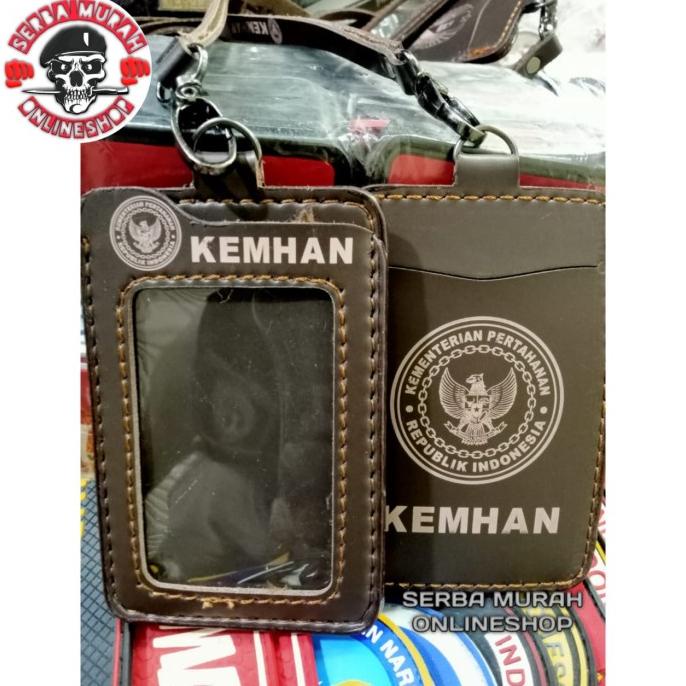 

:0:0:0] ID Card Holder Tali Lanyard Name Tag Logo KEMHAN