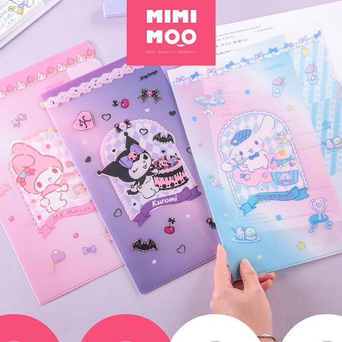 

:>:>:>:>] MIMIMOO Map Plastik Penyimpan Dokumen Sanrio Document Organizer