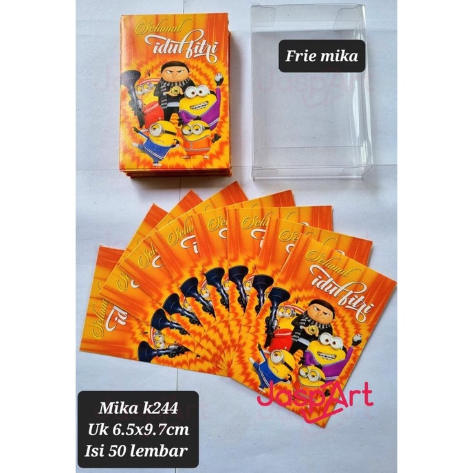 

------] AMPLOP LEBARAN HARI RAYA IDUL FITRI MIKA ISI 50 LEMBAR - mik_k_244