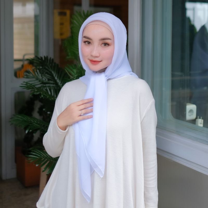 [ COD ] Bella Square 50 Warna Hijab Jilbab Segi Empat Image 2