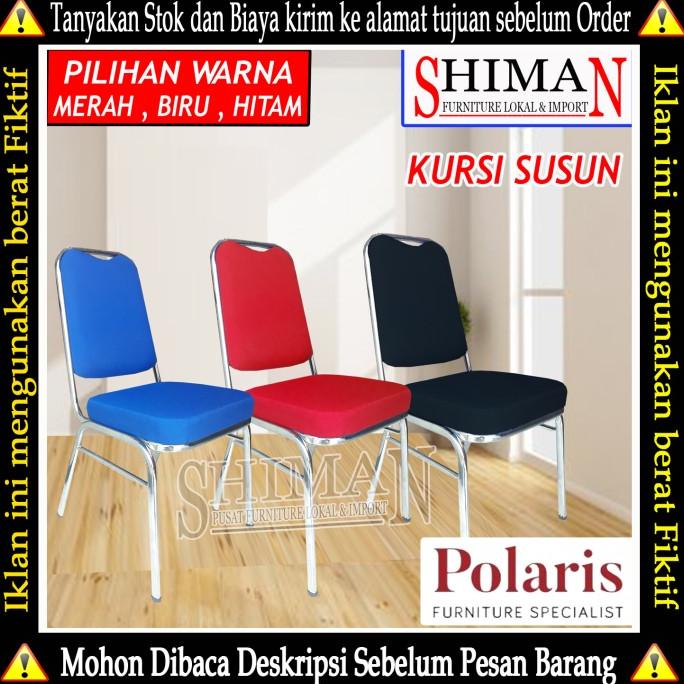 ] Kursi Susun Pipa Oval POLARIS