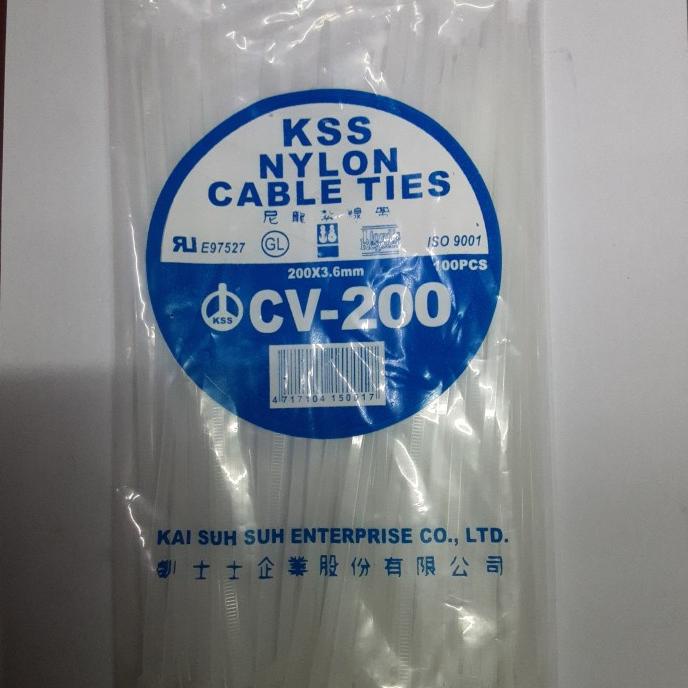 

*#*#*#] kabel ties cv 200 x 3,6 putih