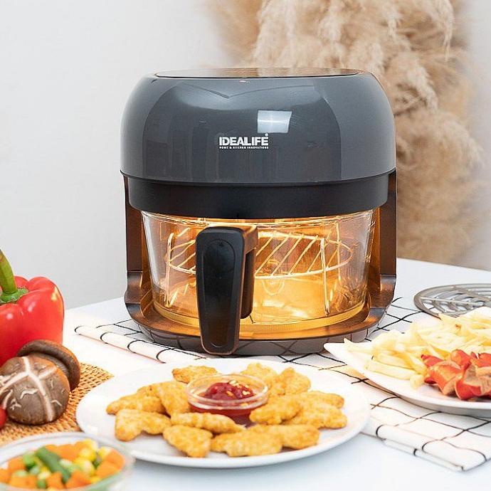 :=:=:=:=] Air Fryer IDEALIFE IL-200 B - Penggoreng Tanpa Minyak - Air Fryer