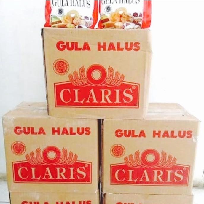 

Gula halus claris merah 1 dus @250gram grab gojek