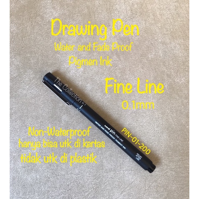 

Atk0655Un Uni 0.1 Fine Line Drawing Pen 915202 Pin 01-200 Pulpen Terbaru