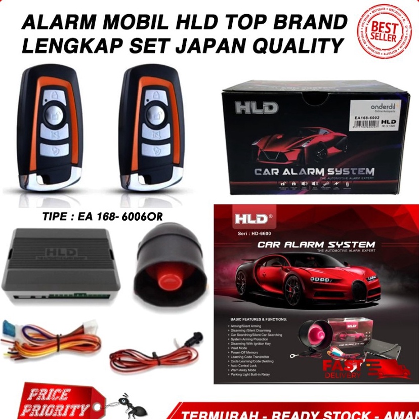 pl Alarm Mobil Remote HLD Premium Japan Trendy Orange Sport Set UNIVERSAL ✺ J ✍