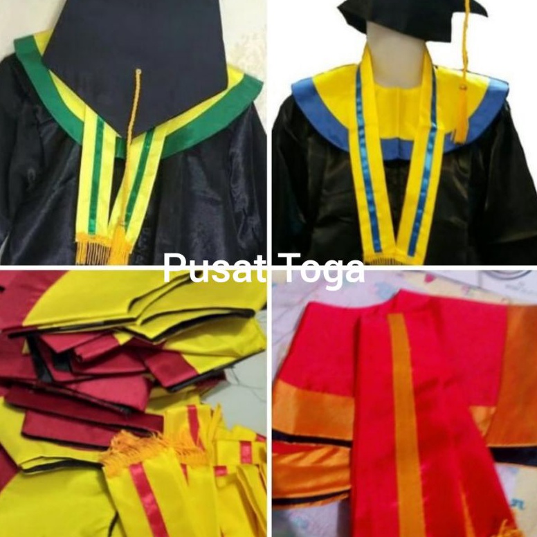 DJYK9652  BAJU TOGA WISUDA READY ANAK TK PAUD BERKUALITAS 1 SET 100% ORIGINAL