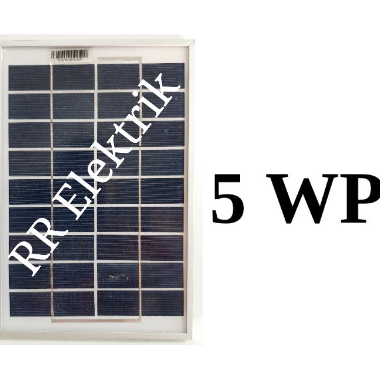 ☊ Solar Panel Solar Cell Panel Surya 5wp Poly 5 Wp Polycrystalline ✪ ❇ -