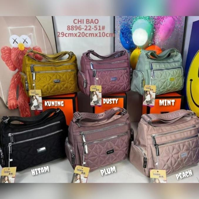TAS SELEMPANG WANITA CHIBAO BORDIR 6Res Cb8896