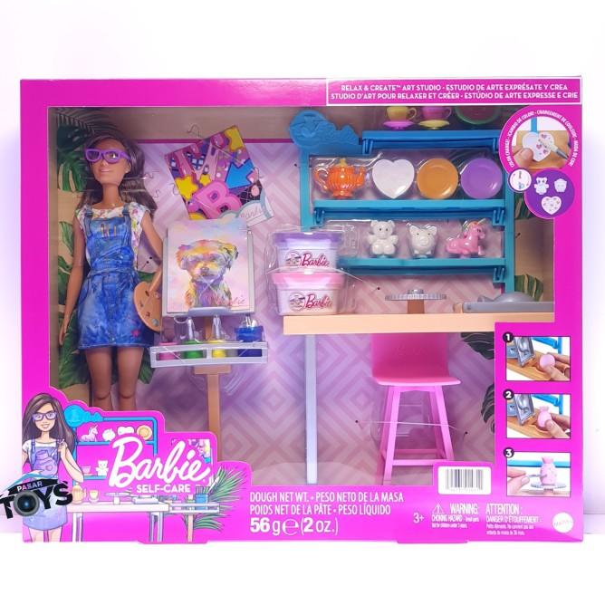 Barbie Relax & Create Art Studio With Barbie Doll Playset