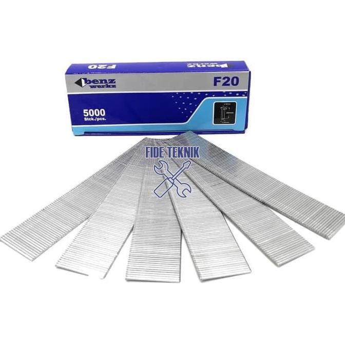 

+%+%+%] Benz Isi Staples paku tembak angin F20 F 20 MO finish nail 5000 biji