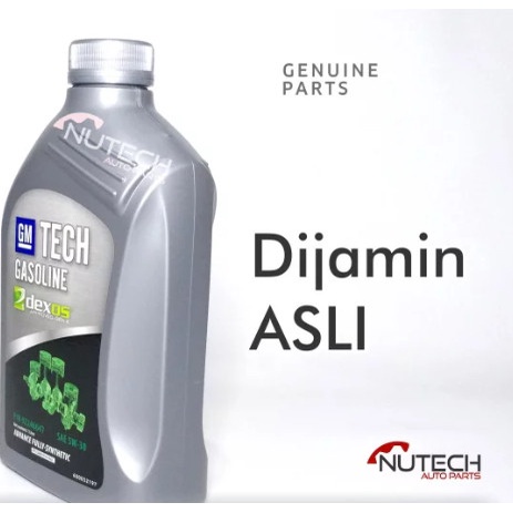 oli mesin bensin 5w 30 5w30 full sintetis gm tech dexos 1 gen 2 ori gm garansi sparepart