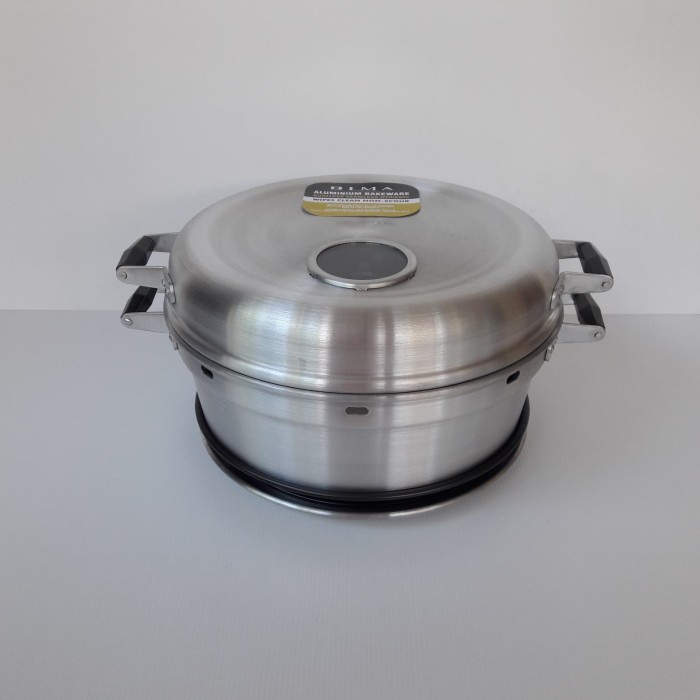 Bima Baking Pan / Pemanggang Kue Ukuran 28Cm Aluminium Atas Kompor